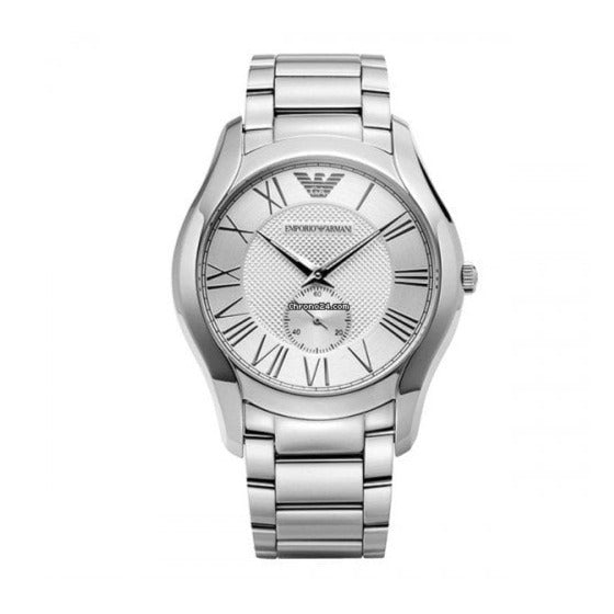 Emporio Armani Dress Quartz Silver Dial Silver Steel Strap Watch For Men - AR11084 - Image 3